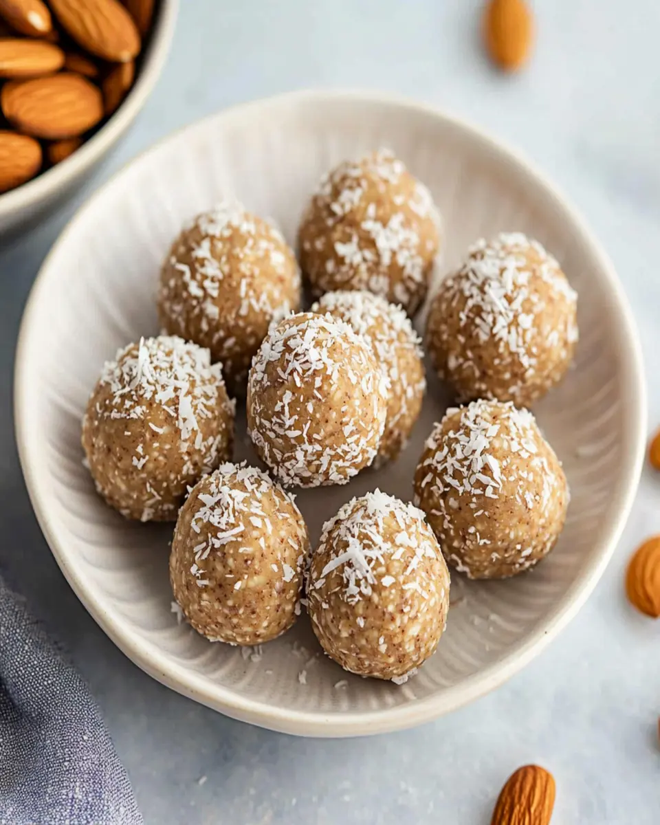Almond Butter Protein Balls First Image First Image