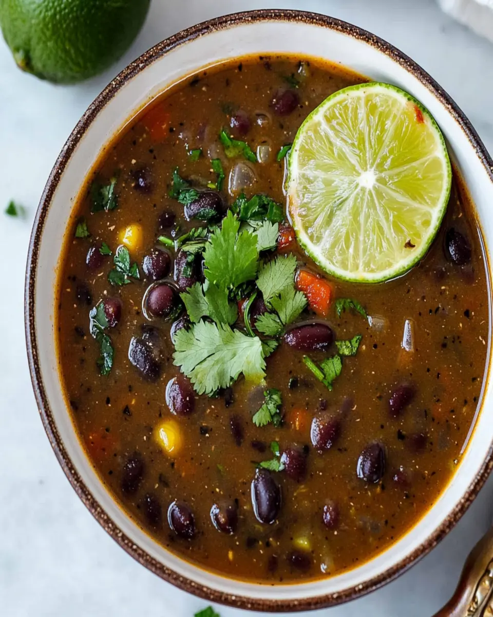 Black Bean Soup First Image First Image