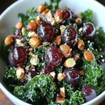 Irresistible Warm Kale Salad with Roasted Grapes Recipe First Image First Image