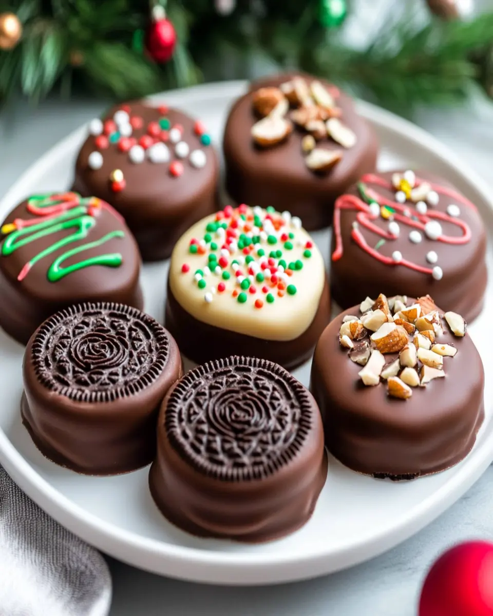 Chocolate Covered Oreos First Image First Image