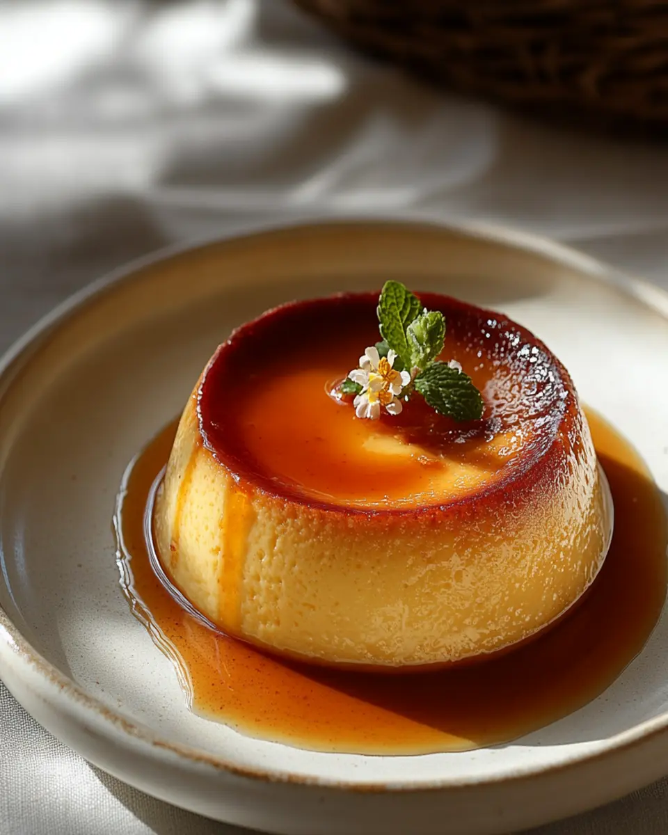 Spanish Flan First Image First Image