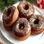 Chocolate Gingerbread Baked Doughnuts First Image First Image
