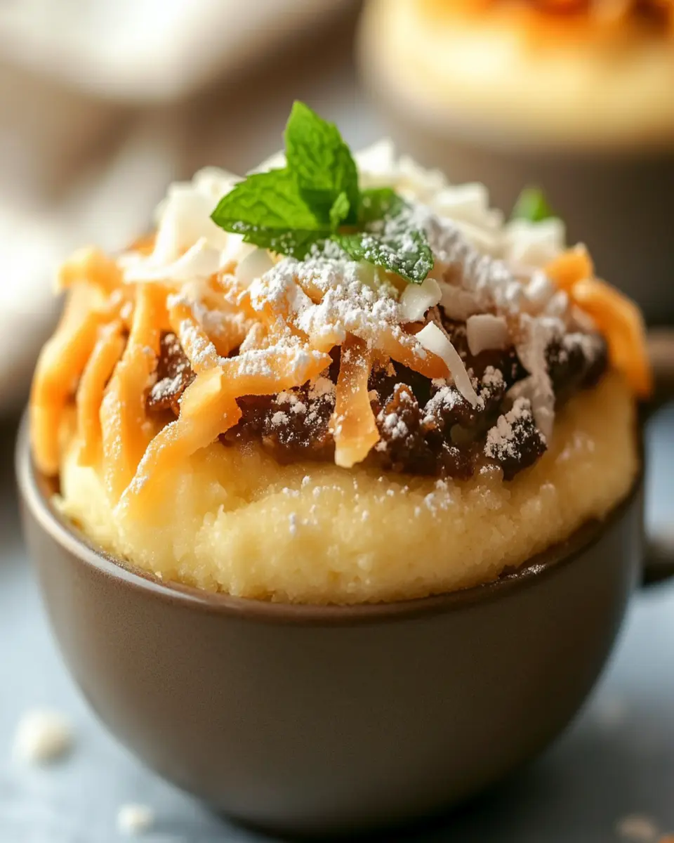 Keto Coconut Mug Cake First Image First Image