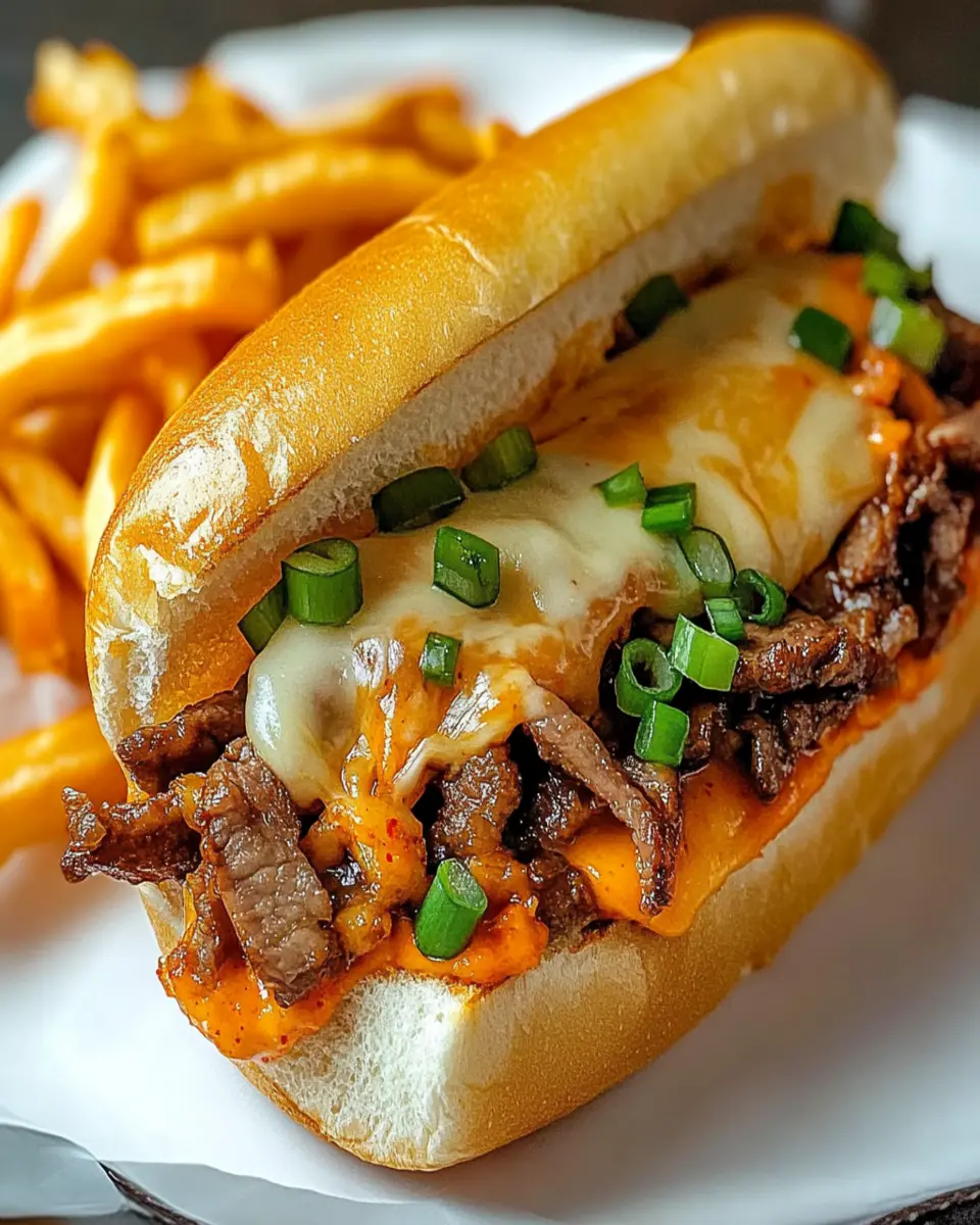 Spicy Kimchi Bulgogi Cheesesteak Recipe First Image First Image