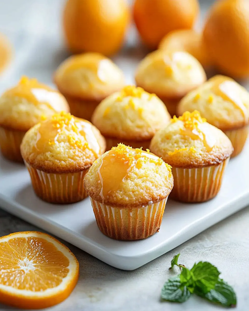 Orange Muffins First Image First Image