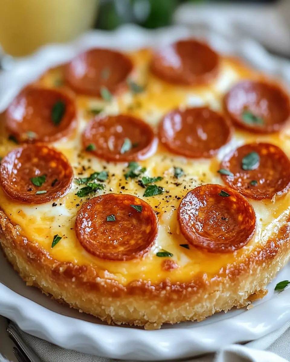 Pepperoni Pizza Quiche First Image First Image