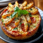 Deep-Dish Pizza Pie Recipe First Image First Image