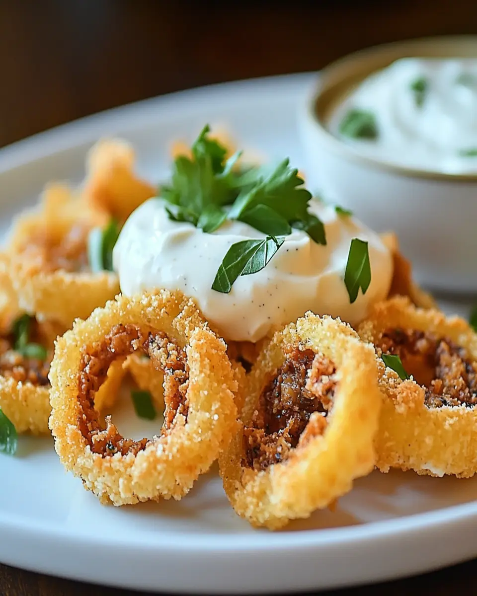 Crispy Parmesan Onion Ring Chips First Image First Image