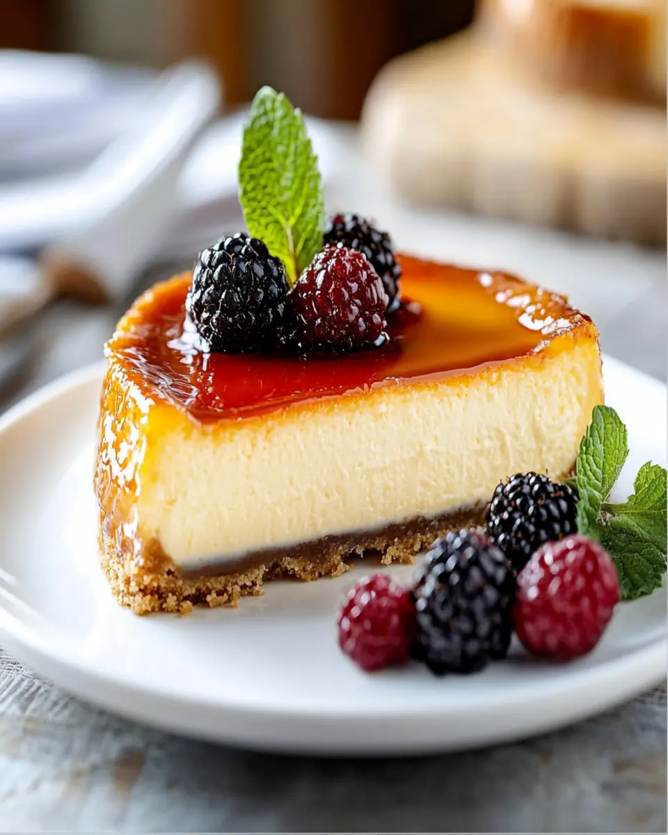 Decadent Creme Brulee Cheesecake First Image First Image