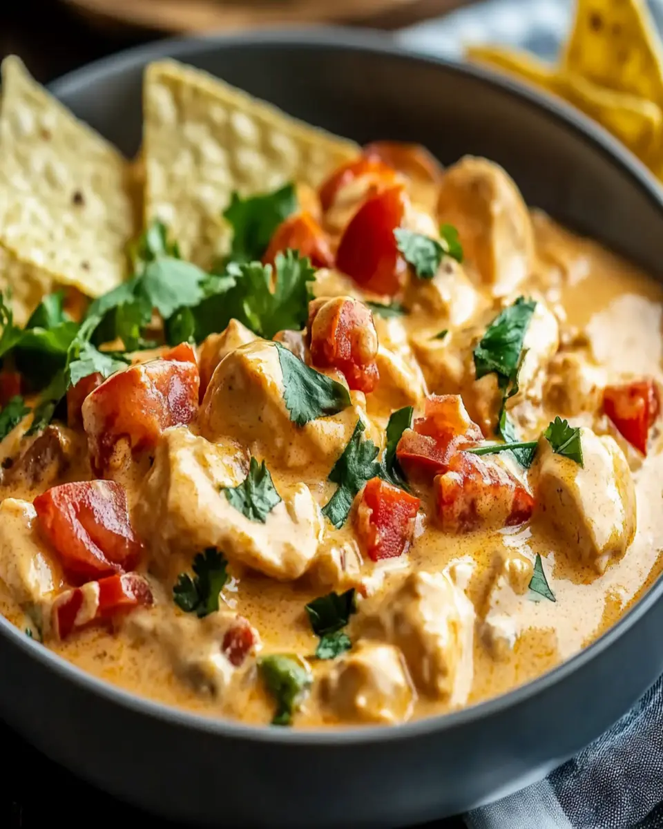 Quick Crockpot Queso Chicken: An Amazing Ultimate 5-Ingredient Recipe First Image First Image
