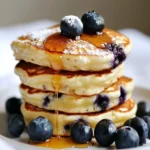 LEMON BLUEBERRY BUTTERMILK PANCAKES First Image First Image