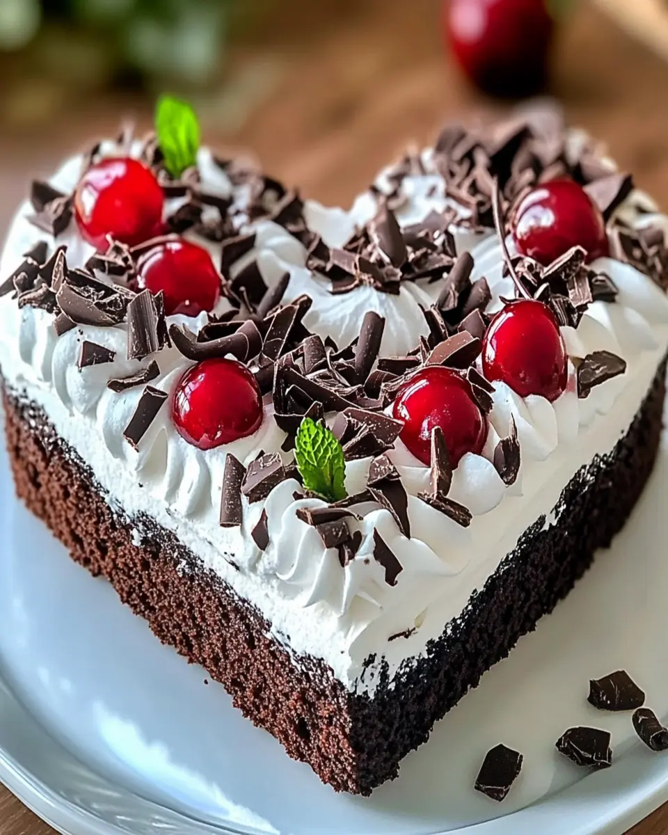 Indulge in Irresistible Black Forest Cake Hearts Recipe First Image First Image