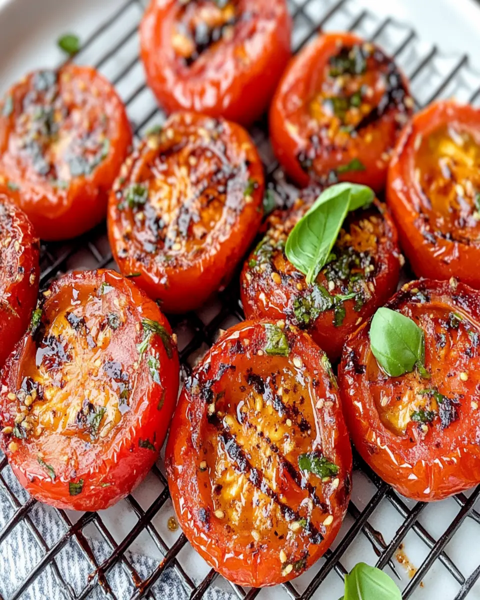 Air Fryer Roasted Roma Tomatoes First Image First Image