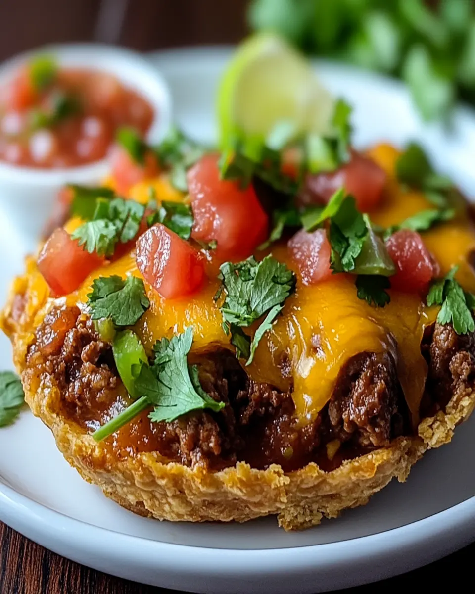 Beef Taco Pie with Masa Crust First Image First Image