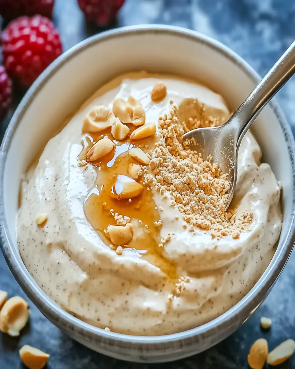 Peanut Butter Powder and Greek Yogurt: The Ultimate Amazing Snack First Image First Image