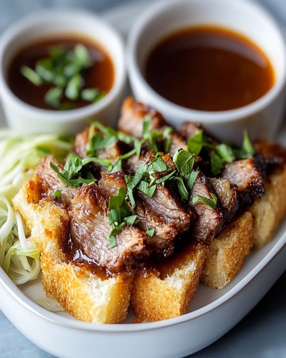 Delicious French Dip Squares Recipe First Image First Image