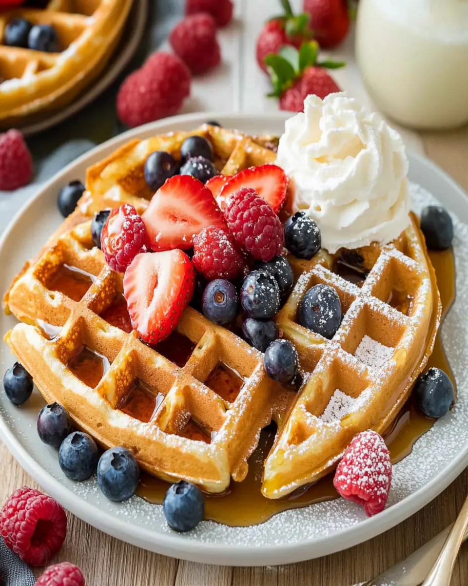 Homemade Waffles First Image First Image