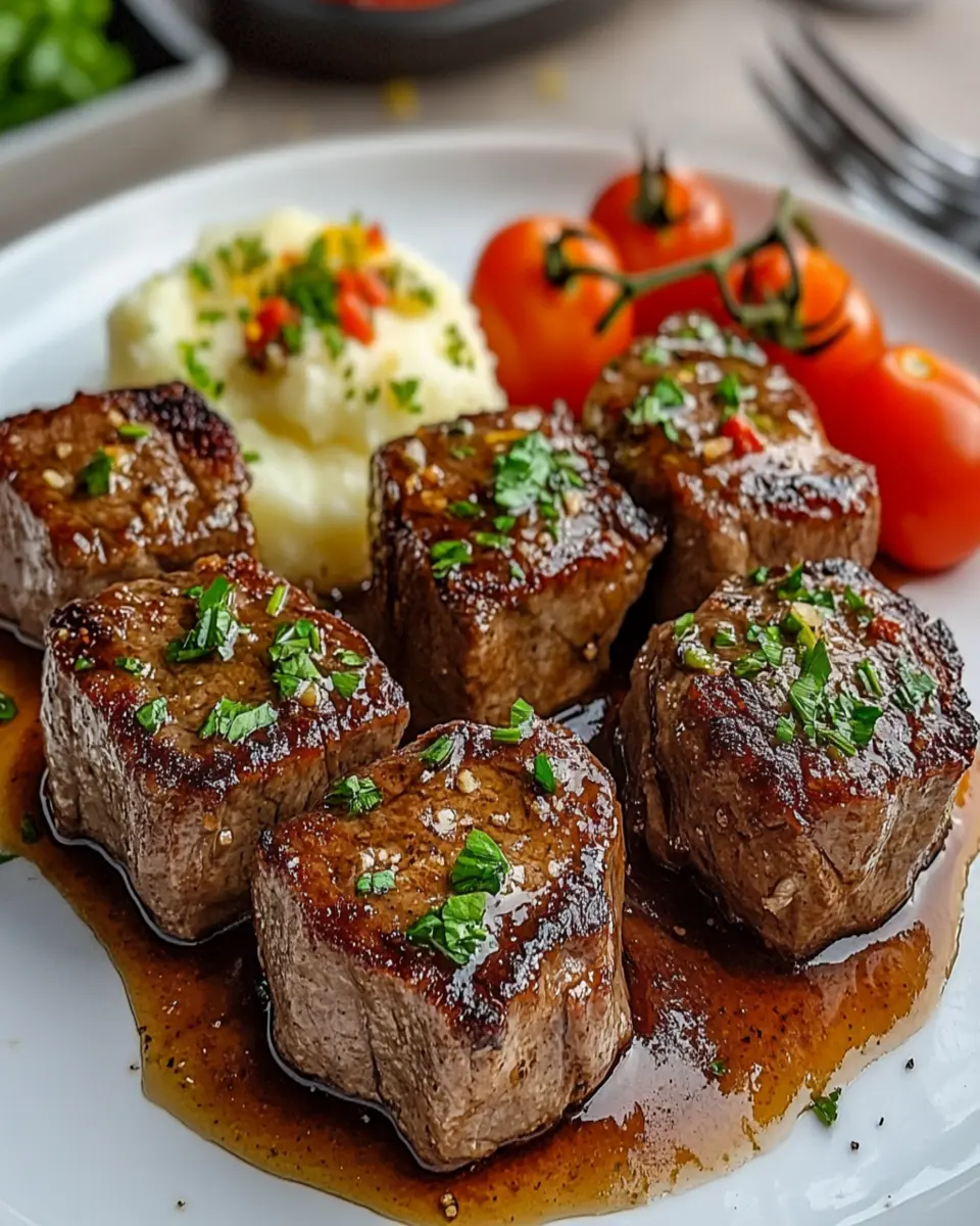 Garlic Butter Steak Bites First Image First Image