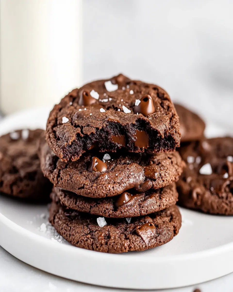 Small Batch Double Chocolate Cookies First Image First Image