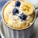 Wheat-Free Keto Banana Coconut Mug Cake First Image First Image