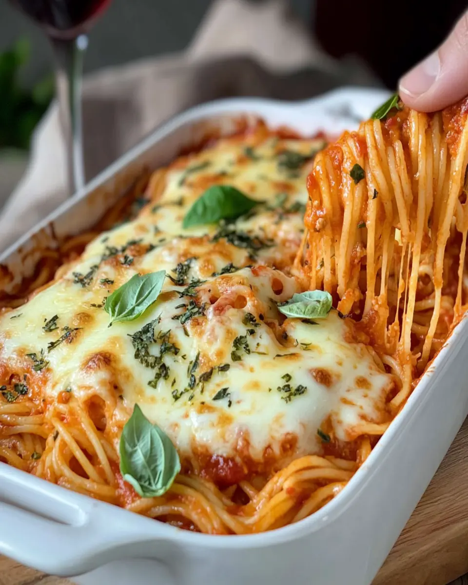 Creamy Italian-Style Baked Spaghetti (Better Than Baked Ziti) First Image First Image
