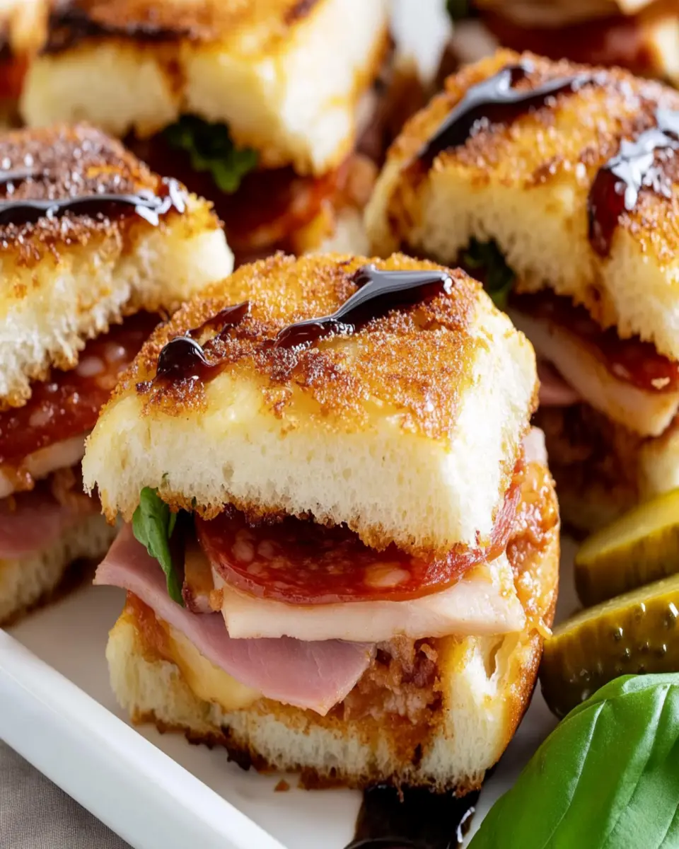 Hot Italian Sub Sliders First Image First Image