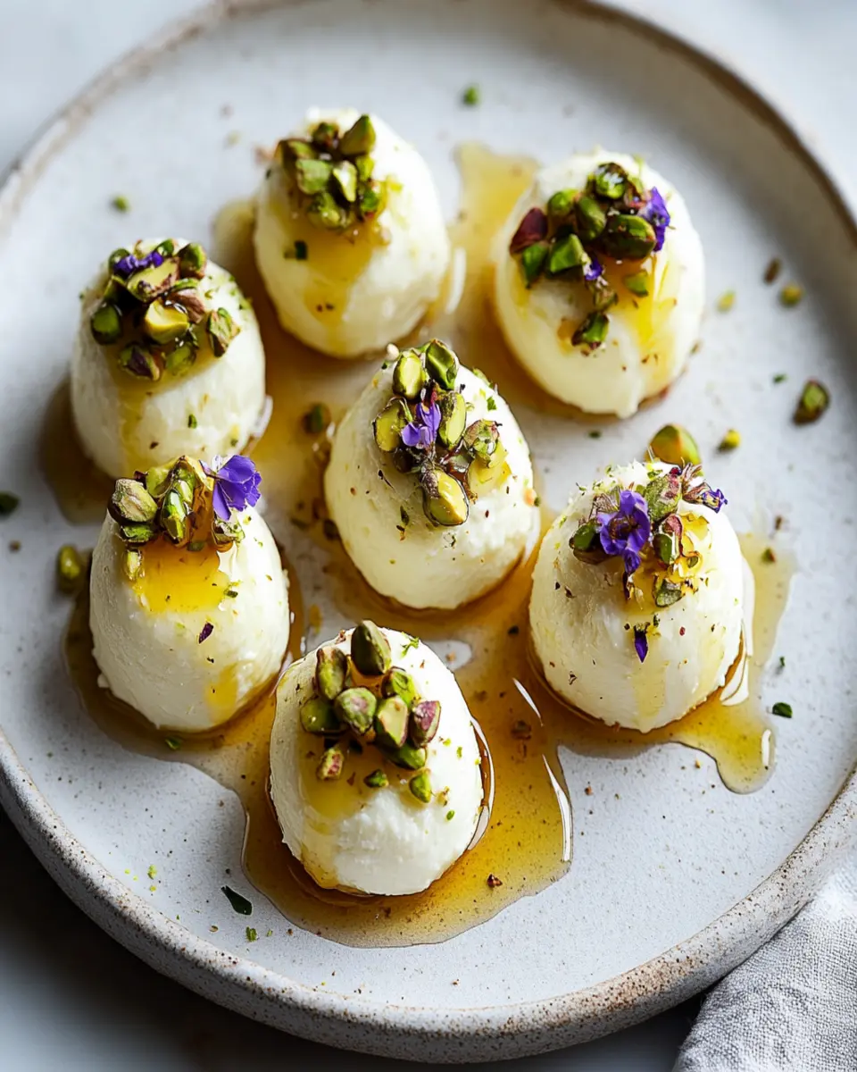 Ricotta Pistachio Honey Bites First Image First Image