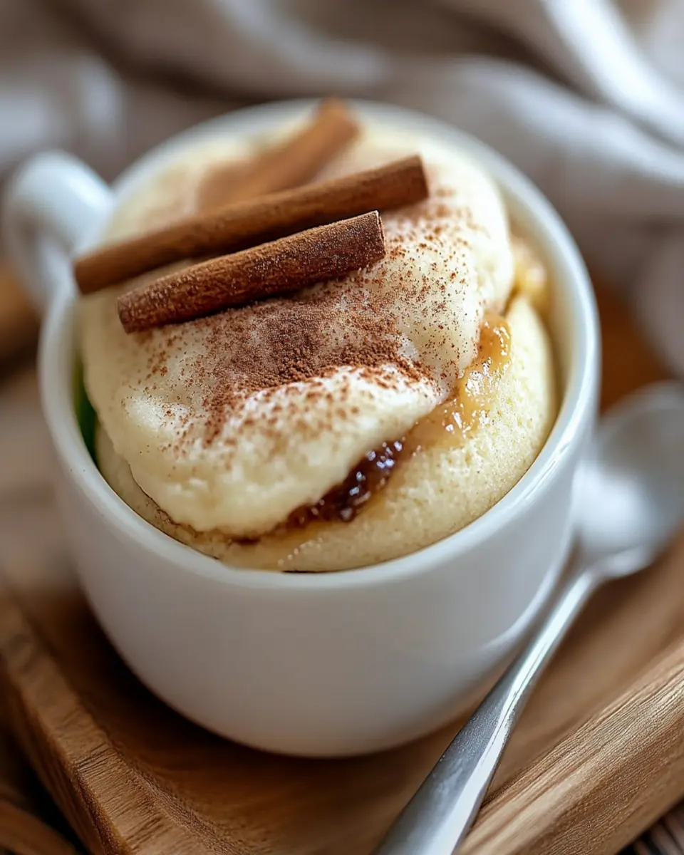 Keto Snickerdoodle Mug Cake First Image First Image