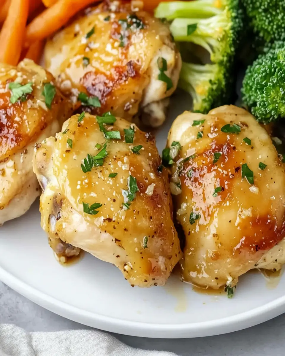 Instant Pot Garlic Parmesan Chicken Thighs First Image First Image