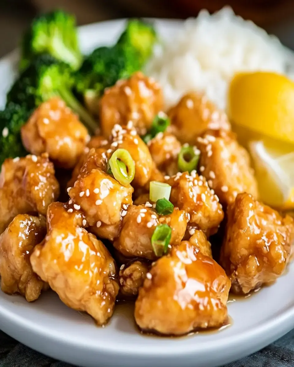 Zesty Lemon Chicken Chinese Style First Image First Image