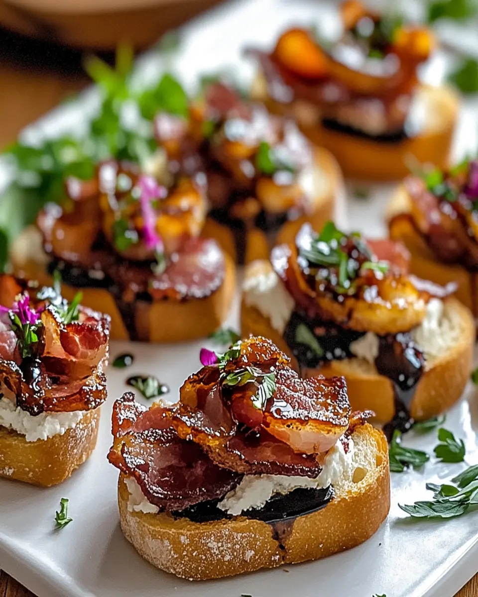 Million Dollar Bacon Crostini First Image First Image