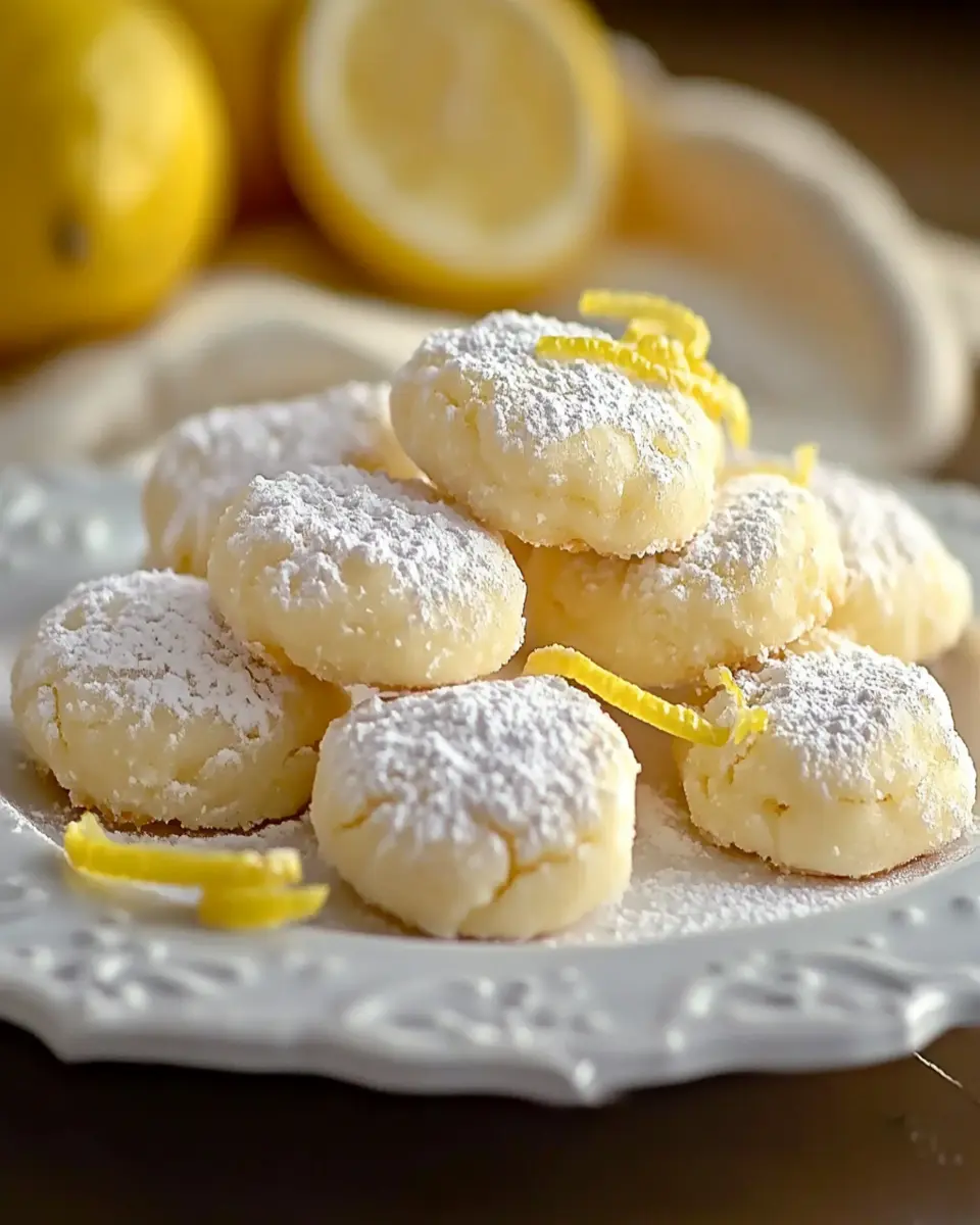 Lemon Meltaway Cookies Recipe First Image First Image