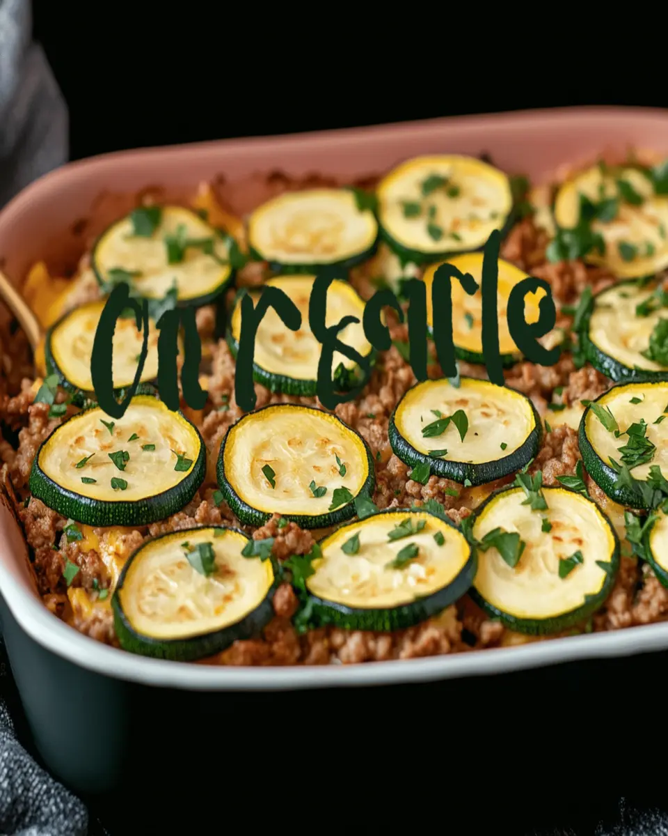 Ground Turkey Zucchini Casserole Recipe First Image First Image