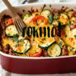Ground Turkey Zucchini Casserole Recipe First Image First Image