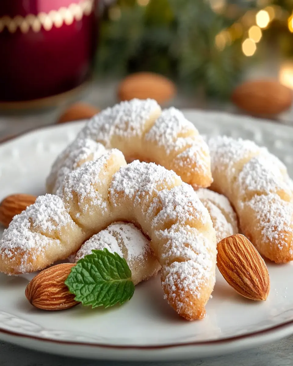 Almond Crescent Cookies First Image First Image