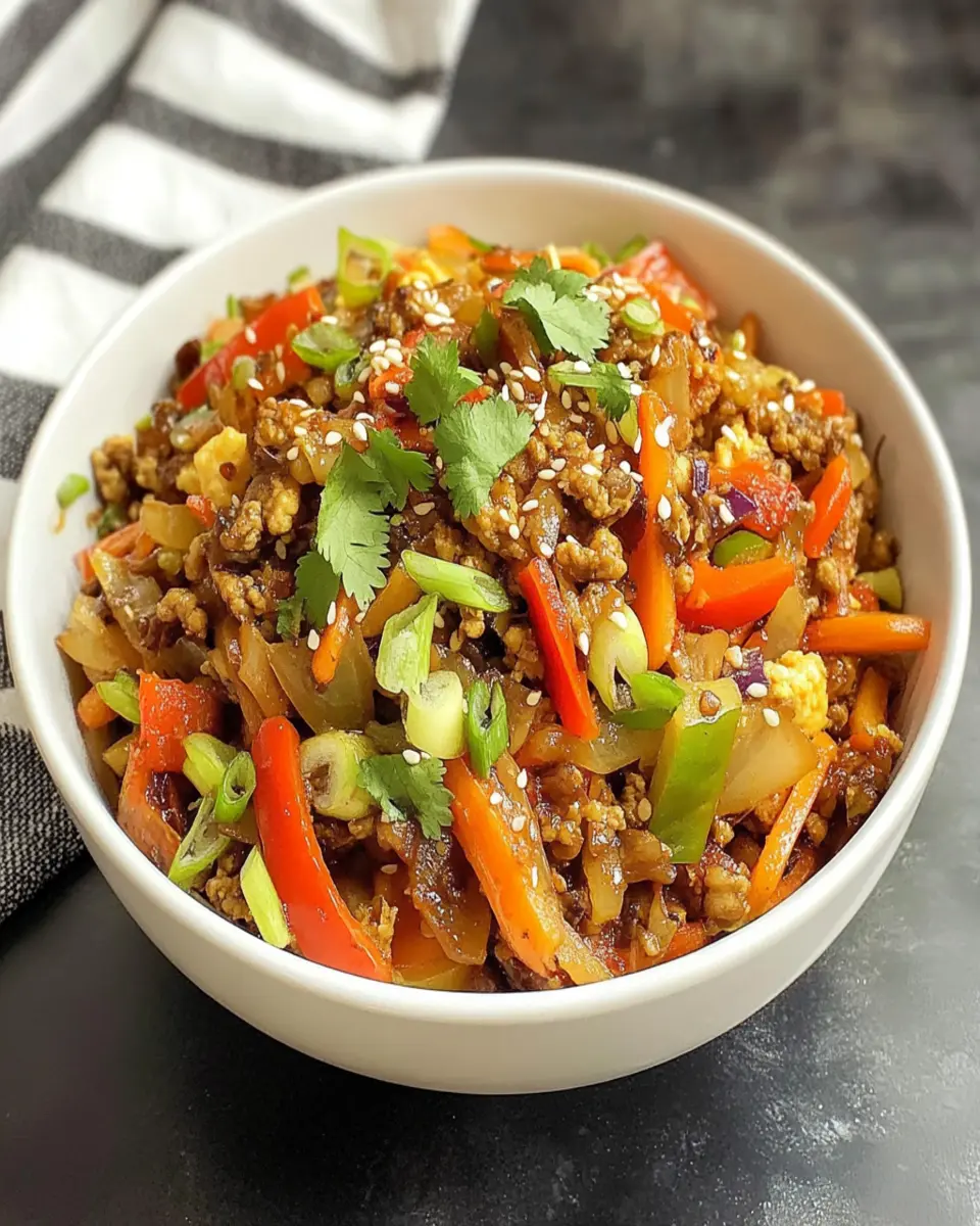 20 Minute Vegan Egg Roll In A Bowl First Image First Image