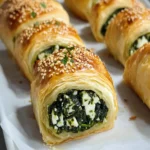Delicious Spinach and Feta Puff Pastry Rolls First Image First Image