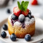 Keto Blueberry Muffin Mug Cake First Image First Image