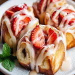 Strawberry Cheesecake Cinnabon Rolls First Image First Image