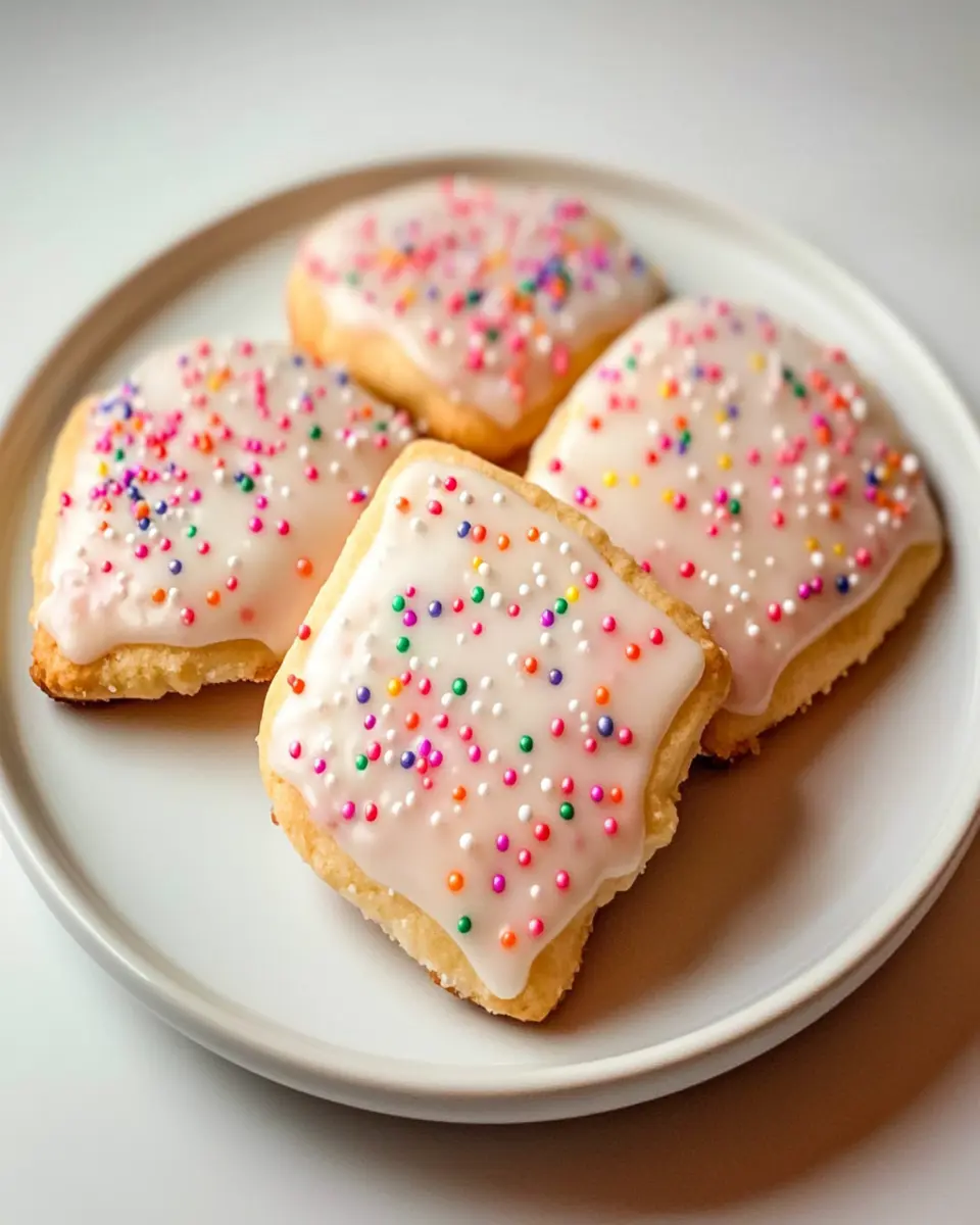 Strawberry Pop Tart Sugar Cookies First Image First Image