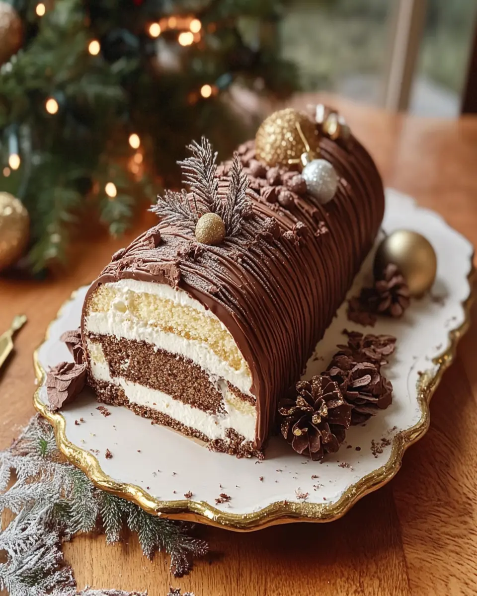 Gourmet Tiramisu Yule Log Cake First Image First Image
