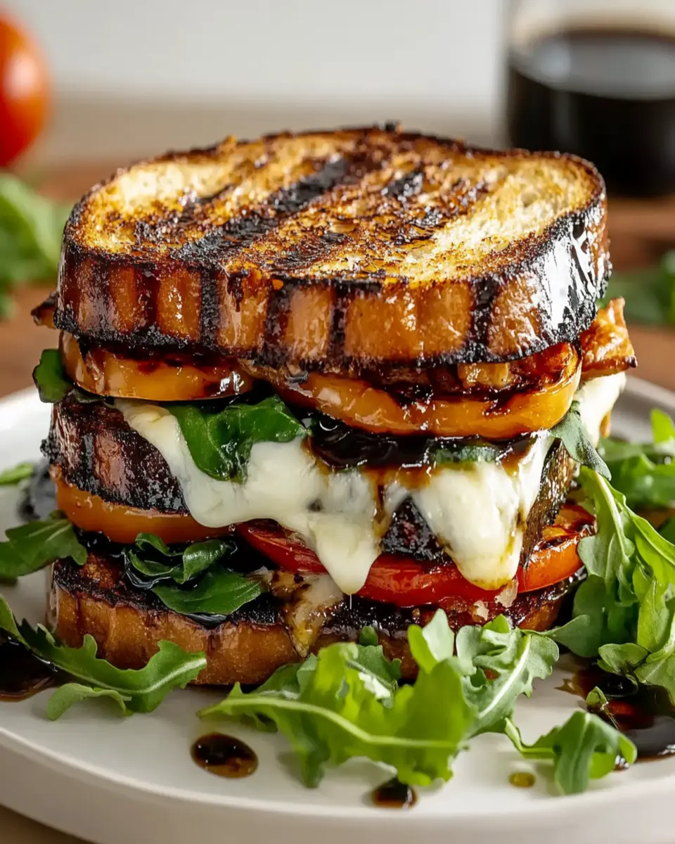 Grilled Balsamic Vinaigrette Sandwich Melt First Image First Image