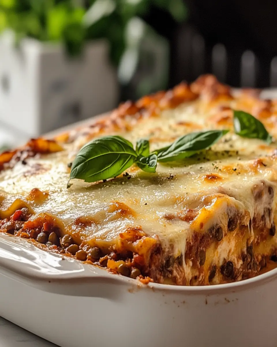 LENTIL LASAGNA BAKE: Discover a Comforting Recipe! First Image First Image