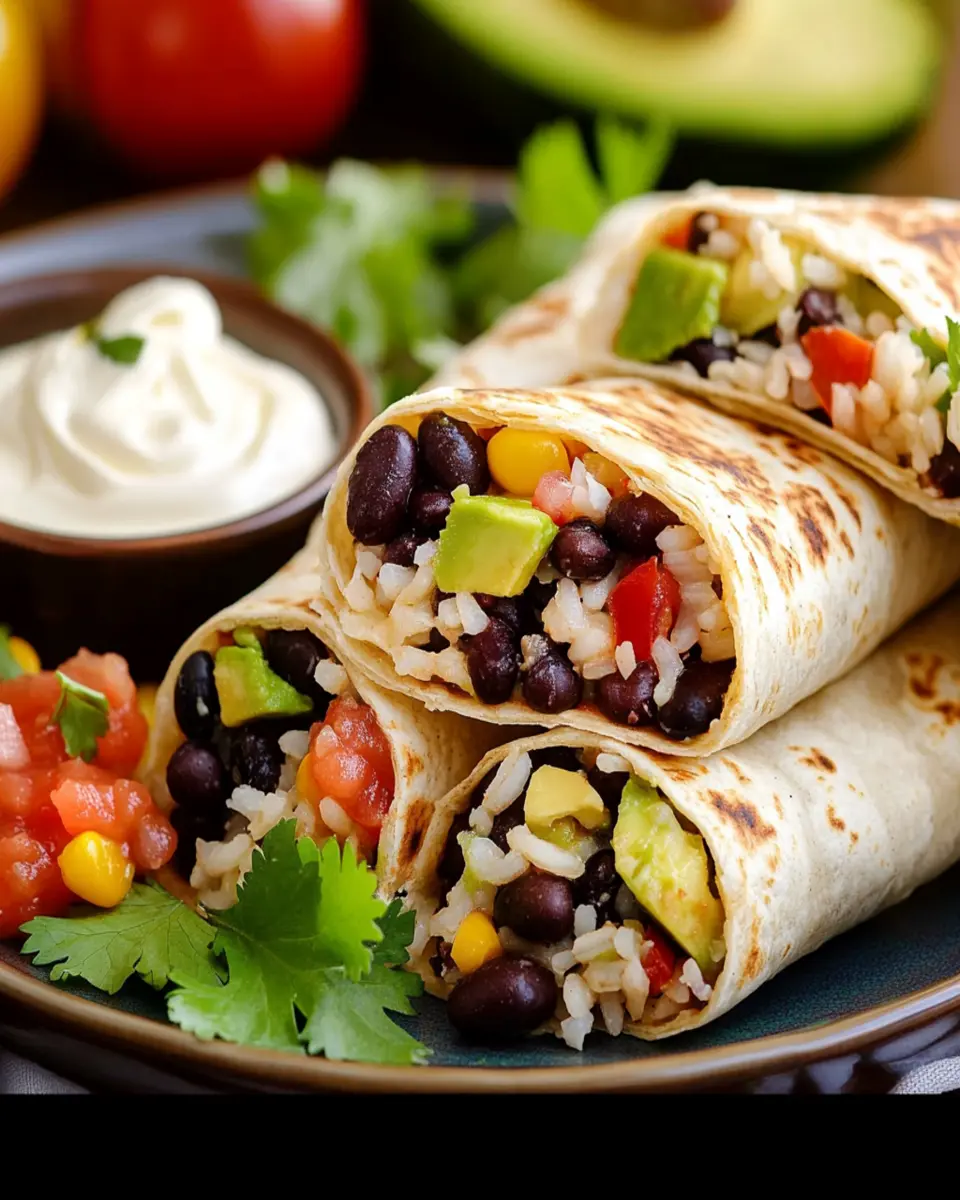 Black Bean Burritos First Image First Image