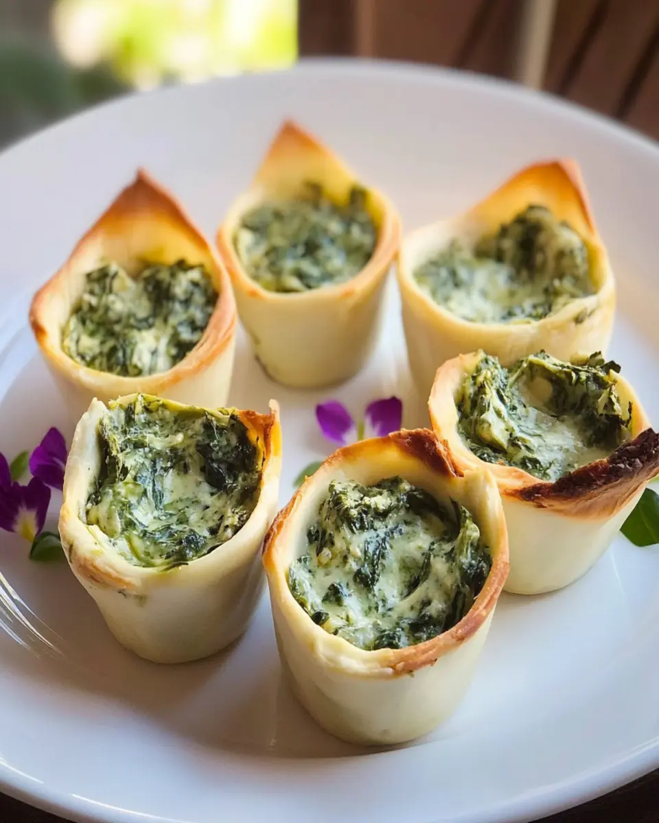 Spinach and Artichoke Dip Cups First Image First Image