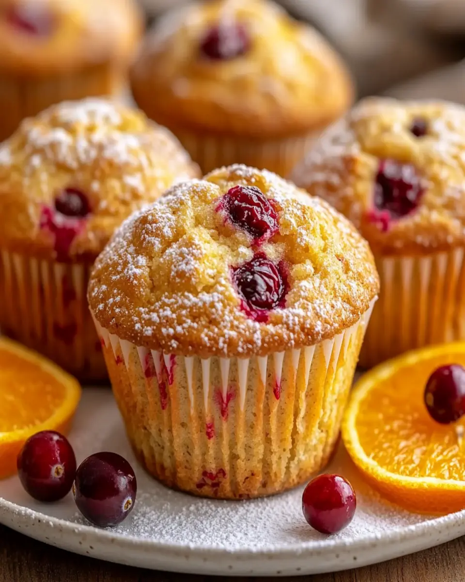 Orange Cranberry Muffins First Image First Image