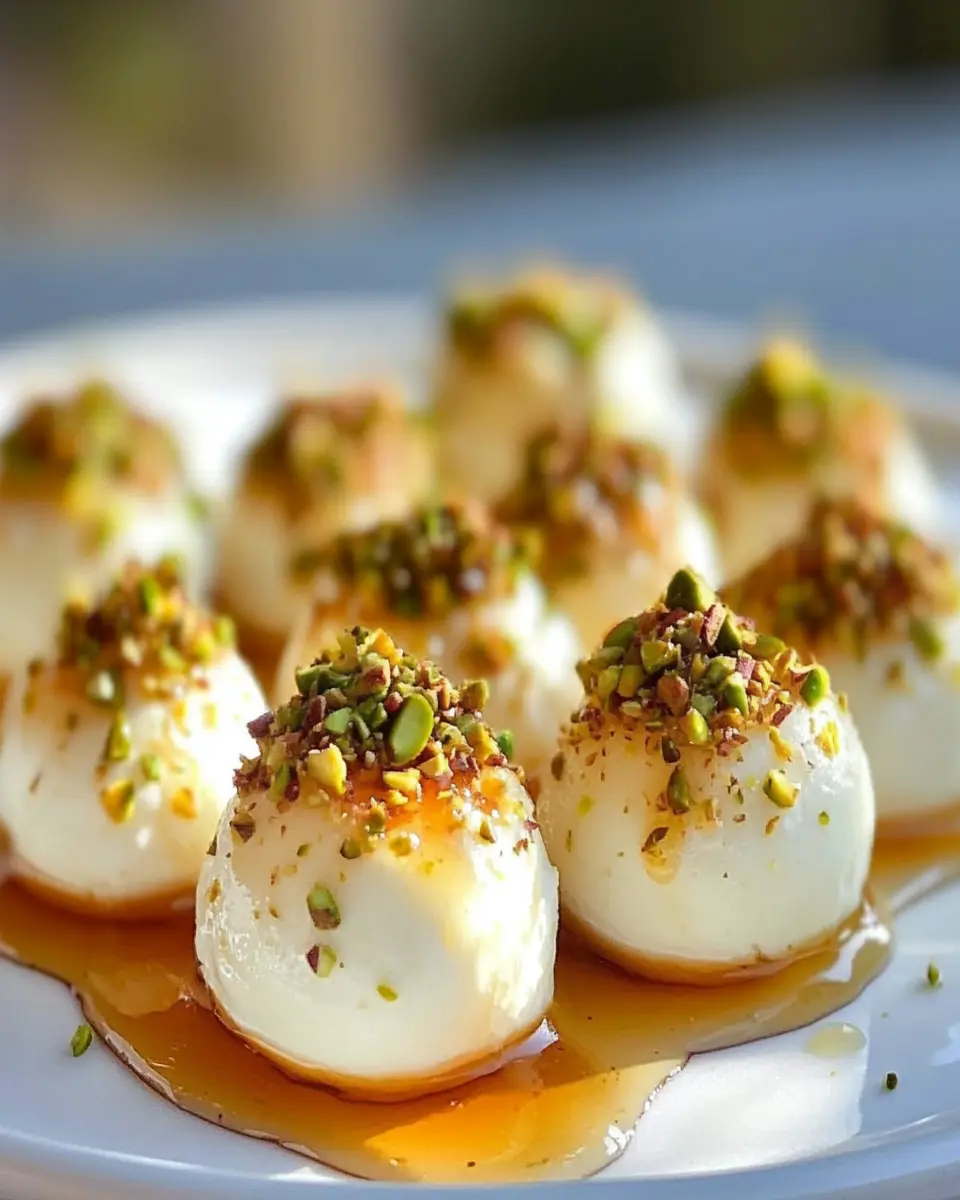Ricotta Pistachio Honey Bites First Image First Image