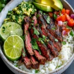 Cilantro Lime Beef Steak Bowls – Quick & Flavorful First Image First Image