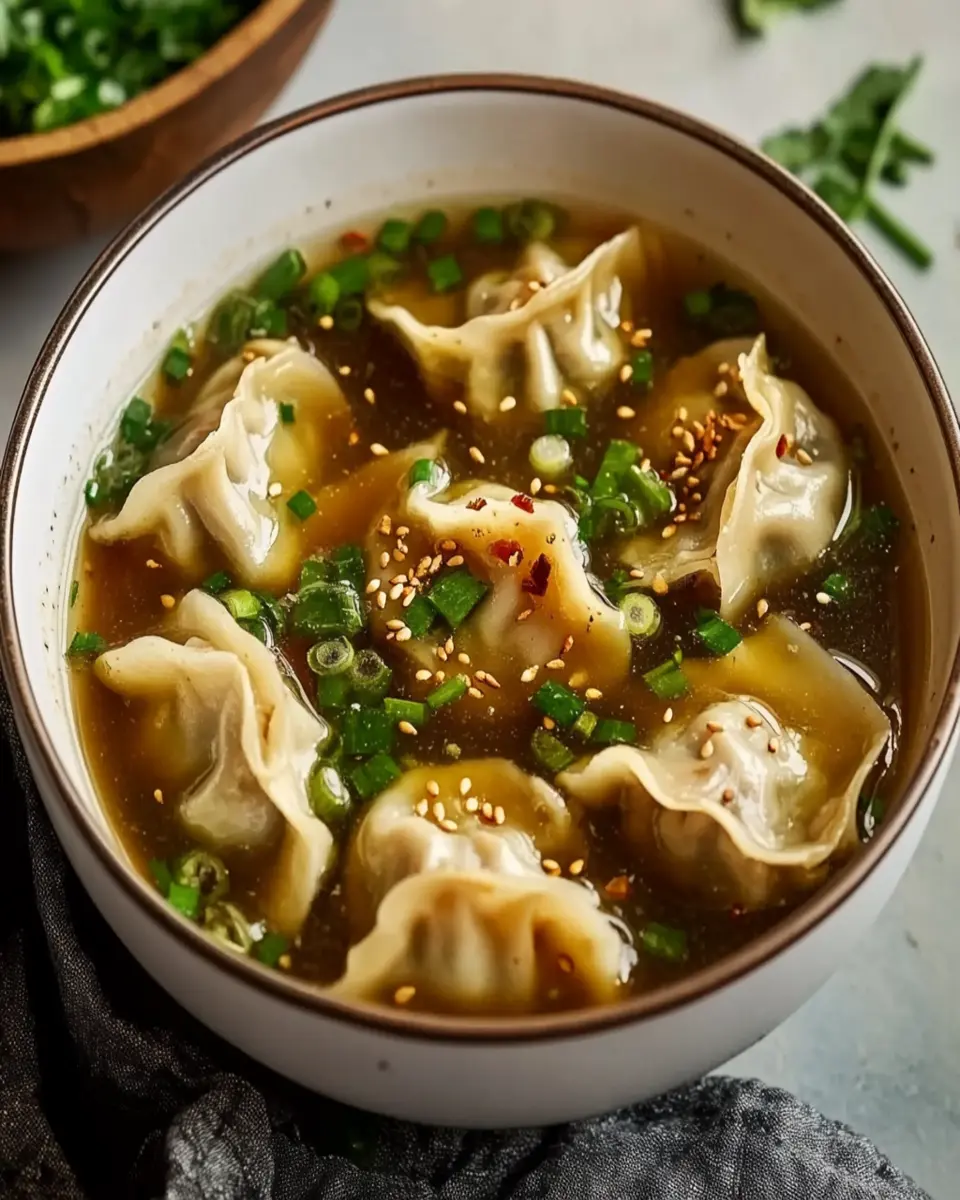 Cozy Potsticker Soup First Image First Image