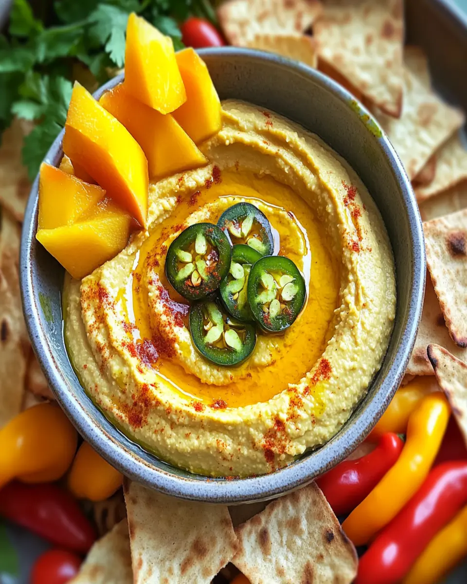 Mango Jalapeño Hummus First Image First Image